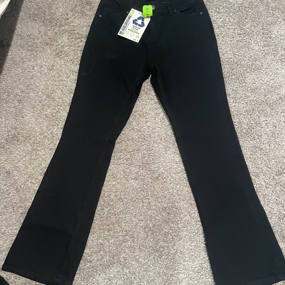 D Jeans black bootcut jeans size 10